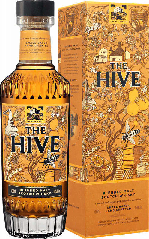 Виски Wemyss Malts The Hive Blended Malt Scotch Whisky (gift box) - 0.7л