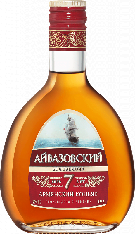 Коньяк Aivazovsky Armenian Brandy 7 Y.O. - 0.25л