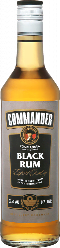 Ром Commander Black Rum 0.7л