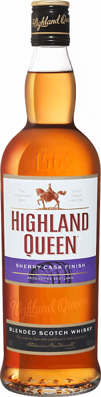 Виски Highland Queen Sherry Cask Finish Blended Scotch Whisky 0.7л