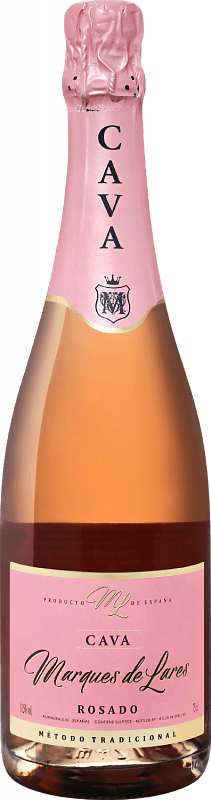 Игристое вино Marques de Lares Rosado Brut Cava DO Lopez Morenas - 0.75л
