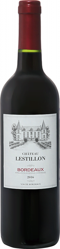 Вино Château Lestillon Bordeaux AOP 2018 0.75л