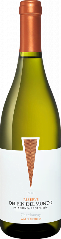 Вино Reserve del Fin del Mundo Chardonnay Patagonia Bodega del Fin del Mundo 2019 0.75л