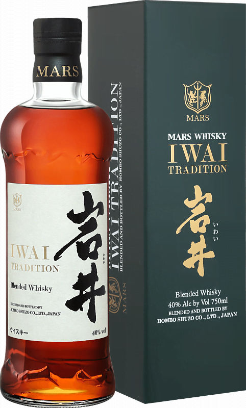 Виски Iwai Tradition Hombo Shuzo (gift box) 0.75л