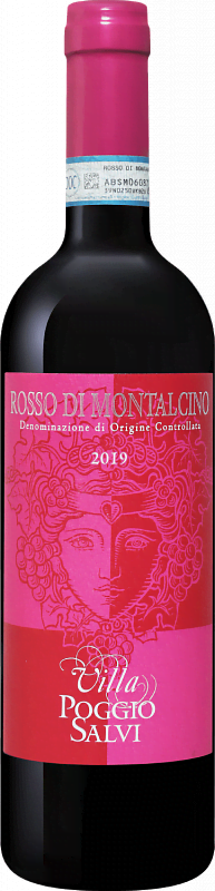 Вино Rosso di Montalcino DOC Villa Poggio Salvi 2019 0.75л