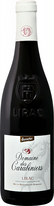 Вино Lirac AOC Domaine des Carabiniers 2016 0.75л