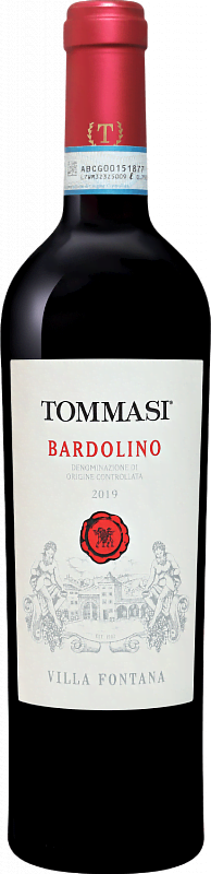 Вино Villa Fontana Bardolino DOC Tommasi 2020 0.75л