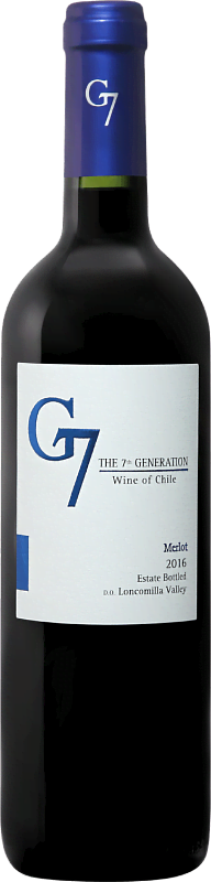 Вино G7 Merlot Loncomilla Valley DO Viña del Pedregal 2020 0.75л