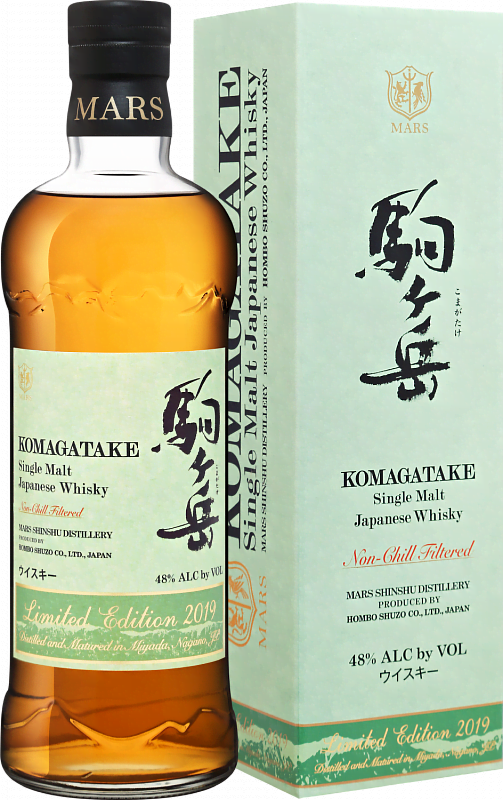 Виски Mars Komagatake Limited Edition 2019 Single Malt Japanese Whisky (gift box) 0.7л
