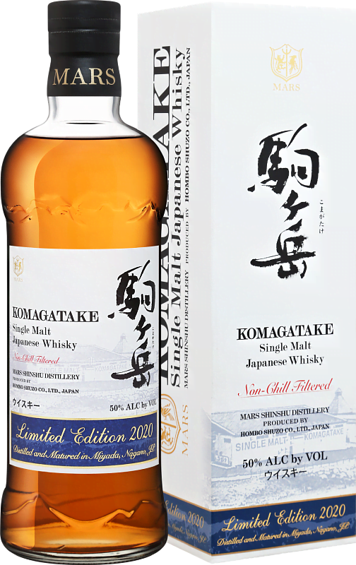 Виски Mars Komagatake Limited Edition 2020 Single Malt Japanese Whisky (gift box) 0.7л