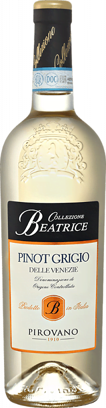 Вино Collezione Beatrice Pinot Grigio delle Venezie DOC Cantine Pirovano 2020 0.75л