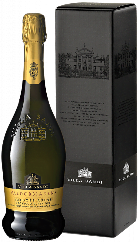 Игристое вино Villa Sandi Prosecco Di Valdobbiadene DOCG Superiore Extra Dry (gift box) 2020 0.75л