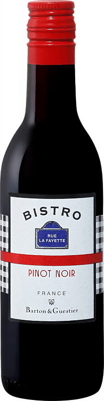 Вино Bistro Rue La Fayette Pinot Noir Barton & Guestier 2020 0.187л