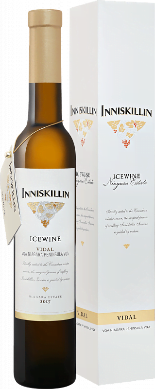 Вино Icewine Vidal Niagara Peninsula VQA Inniskillin (gift box) 2018 0.375л