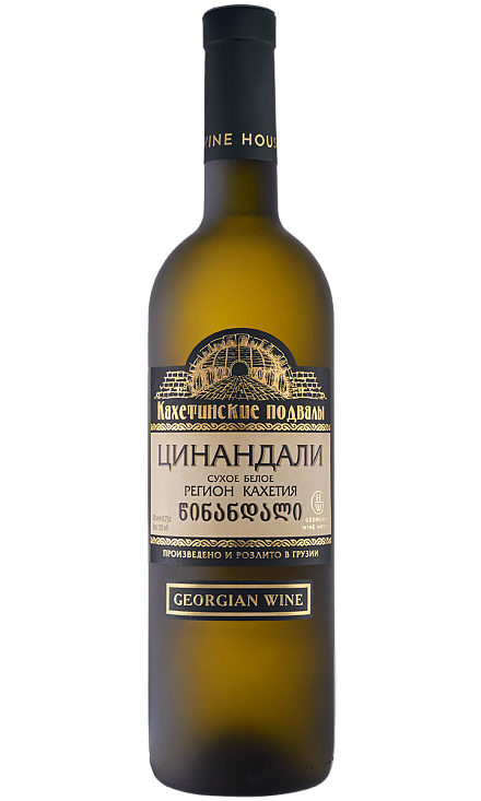 Вино
 белое «Kakheti Cellars Tsinandali (Frosted bottle) white dry»
 Georgian Wine House 2019