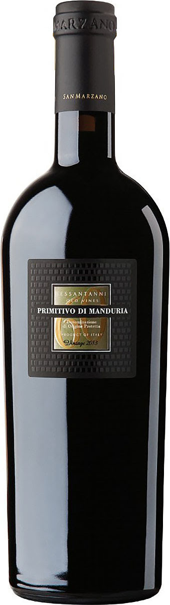 Вино Cantine San Marzano, Sessantanni Old Vines Primitivo di Manduria DOP, 0,75l