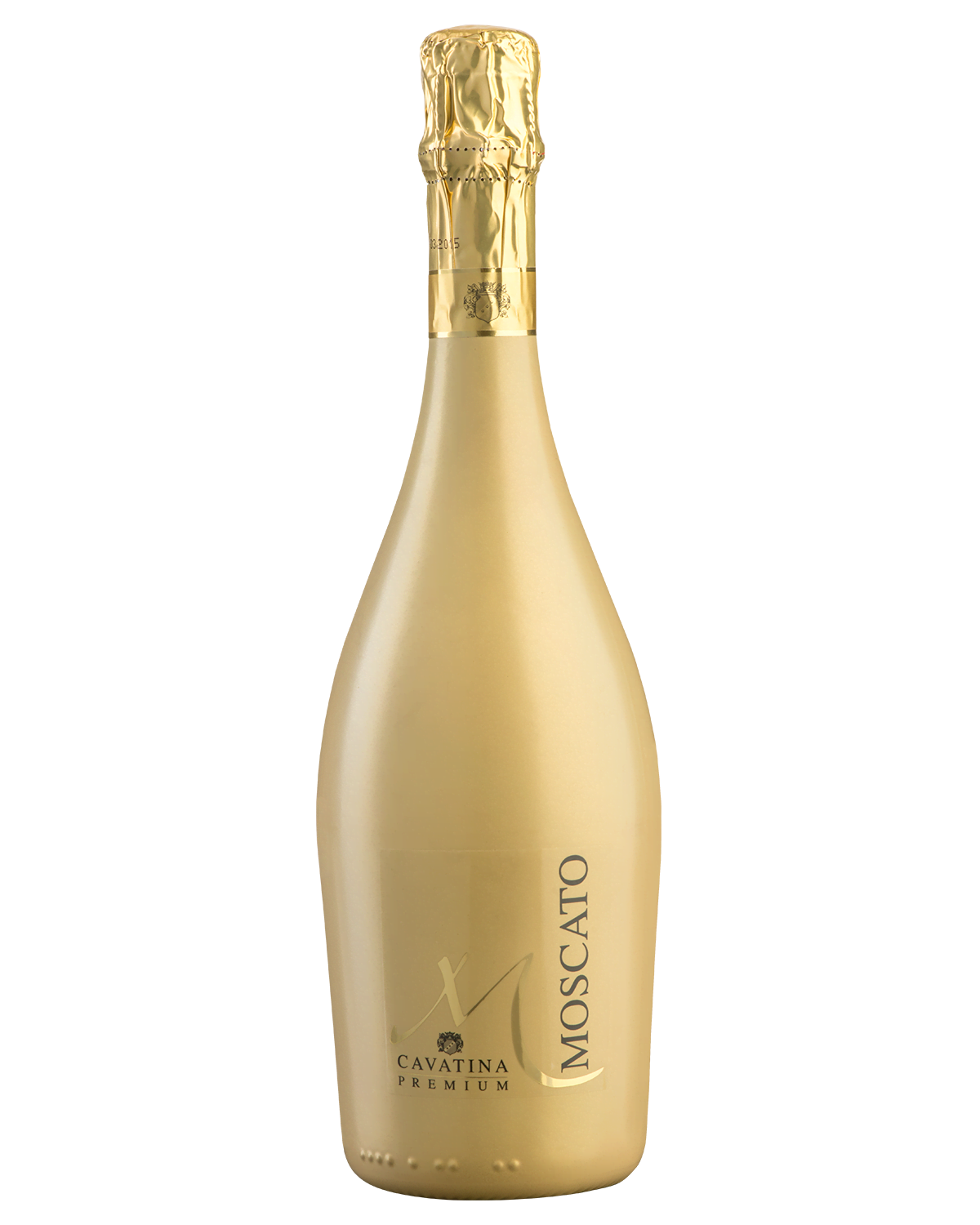 Каватина Москато Спуманте в золотой бутылке / Cavatina Moscato Spumante in gold bottle