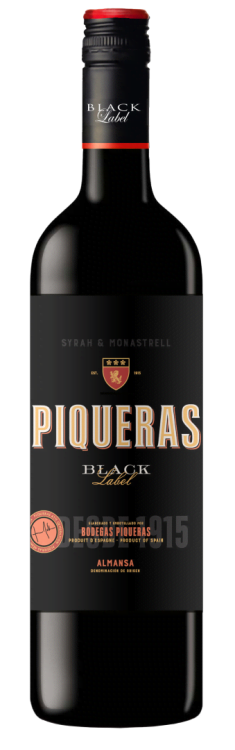 Испанское вино Piqueras Black Label красное сухое