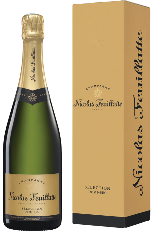 Шампанское Nicolas Feuillatte Demi-sec Selection в подарочной упаковке