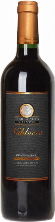 Испанское вино Valduero Gran Reserva Tierra Alta De 2 Racimos красное сухое