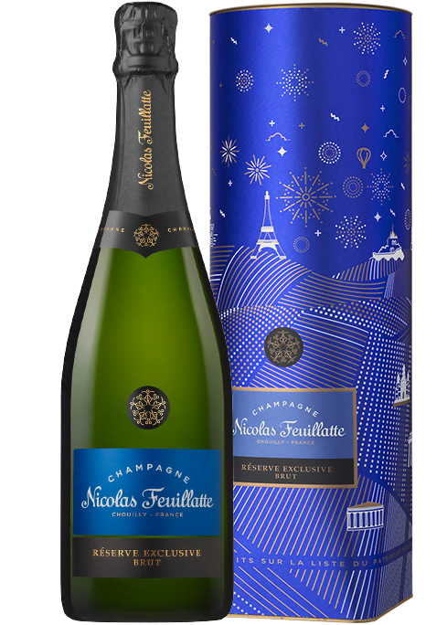 Шампанское Nicolas Feuillatte Brut Reserve Exclusive в металлической тубе