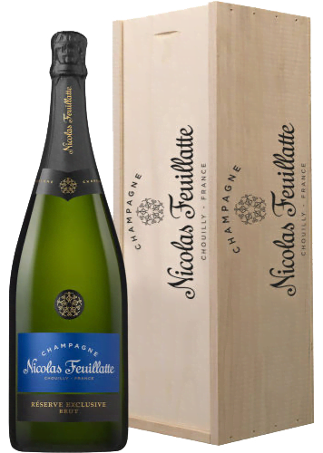 Шампанское Nicolas Feuillatte Brut Reserve Exclusive 3,0L в деревянной