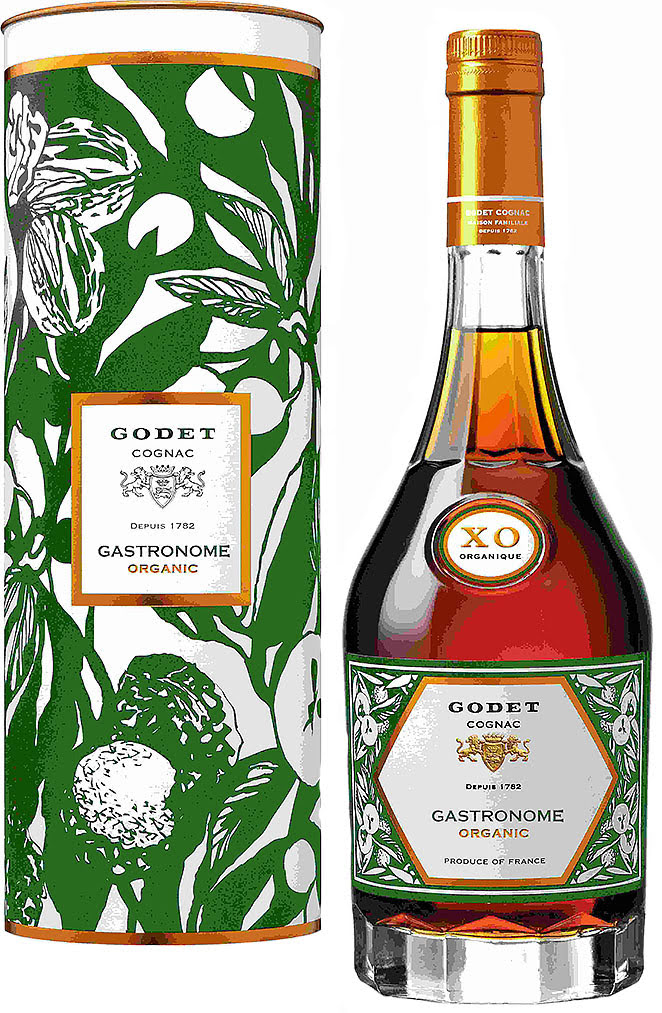 Коньяк Cognac Godet Gastronome Organic XO in gift box 0,7l