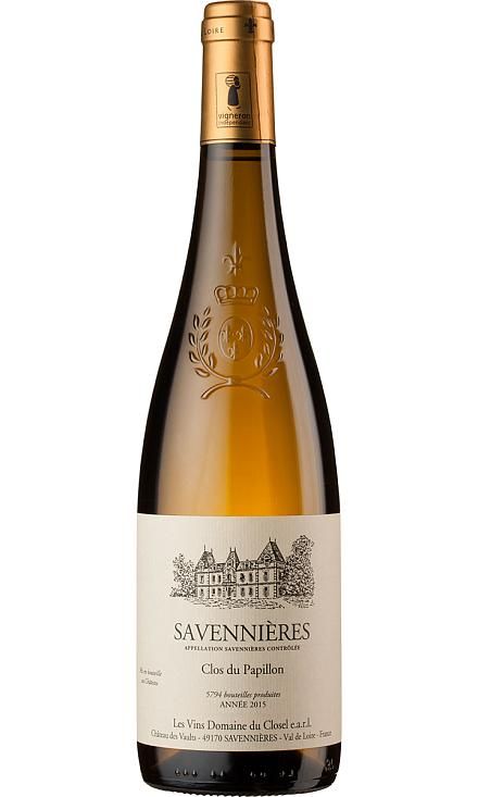 Вино
 белое «Clos du Papillon, Savennières AOC»
 Domaine du Closel 2015