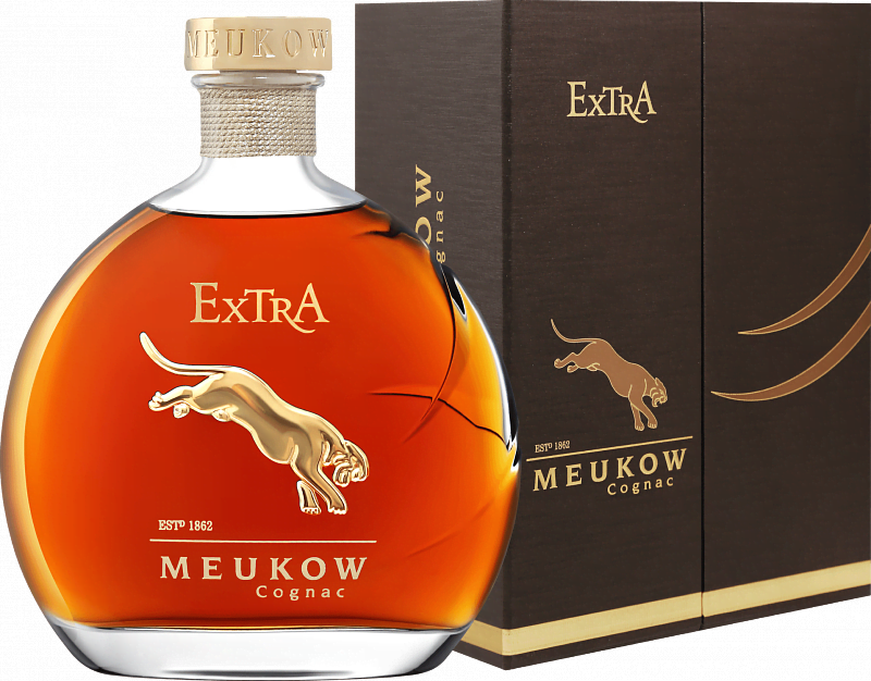 Коньяк Meukow Cognac Extra (gift box) 0.7л