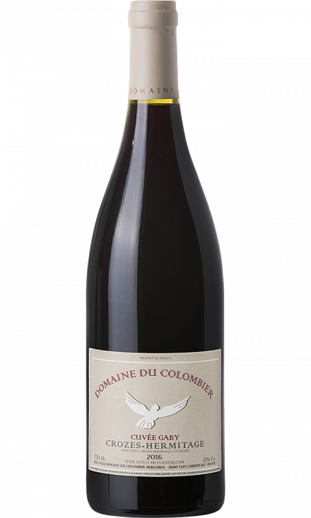 Вино
 красное «Crozes Hermitage AOC Cuvee Gaby Rouge»
 Domaine du Colombier 2018