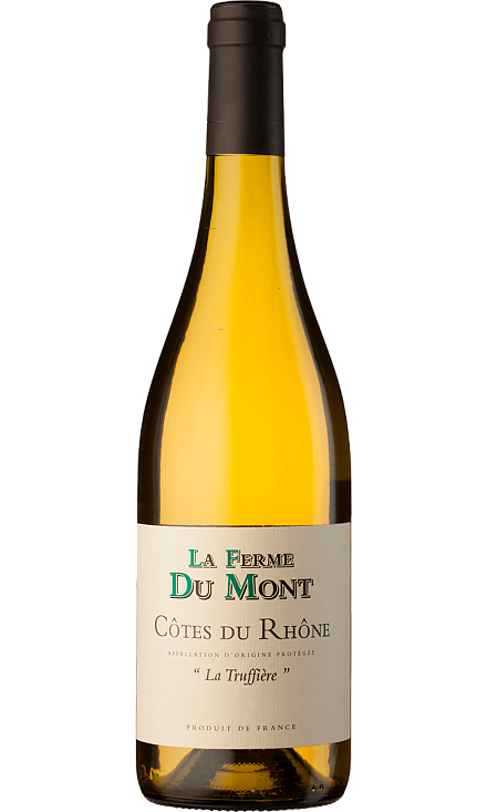 Вино
 белое «La Truffiere Blanc, Côtes du Rhône AOC»
 La Ferme Du Mont 2018