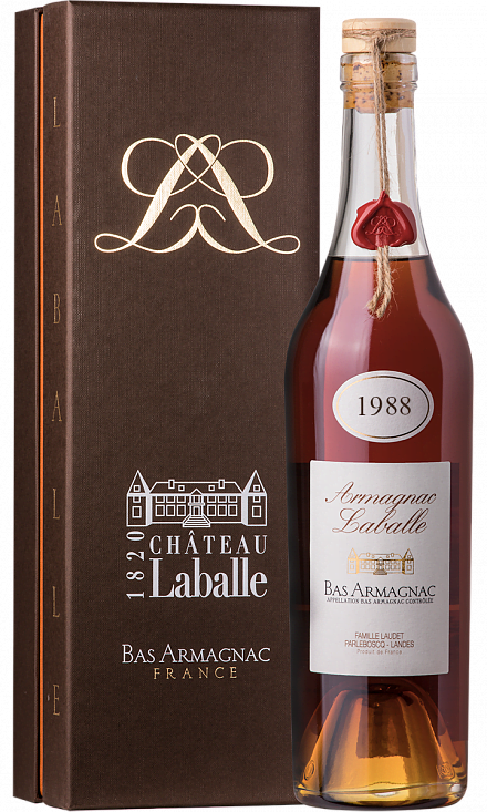 Арманьяк
 «Bas Armagnac Vintage 1990 in gift box»
 Laballe 1988