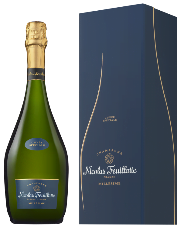 Шампанское Nicolas Feuillatte Brut Cuvee Speciale Millesime в подарочной упаковке