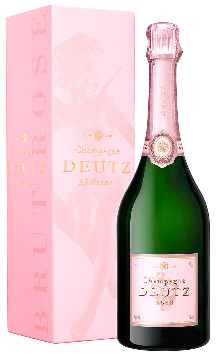 Шампанское Deutz, Brut Rose, AOC Champagne 1,5l, in gift box