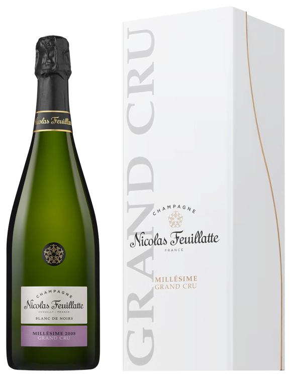 Шампанское Nicolas Feuillatte Brut Grand Cru Blanc de Noirs в подарочной упаковке