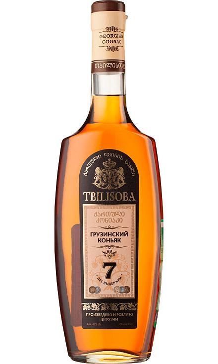 Коньяк
 «Tbilisoba Georgian Cognac, 7 years old»
 Tbilisoba