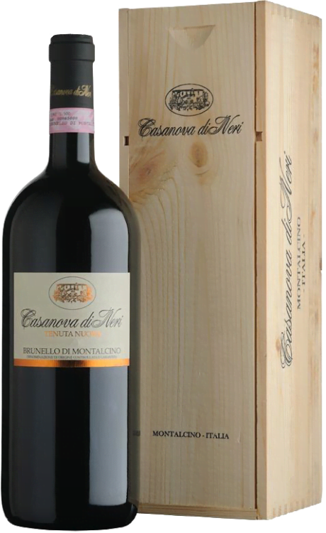 Итальянское вино Brunello di Montalcino Tenuta Nuova 1.5L в деревянном футляре