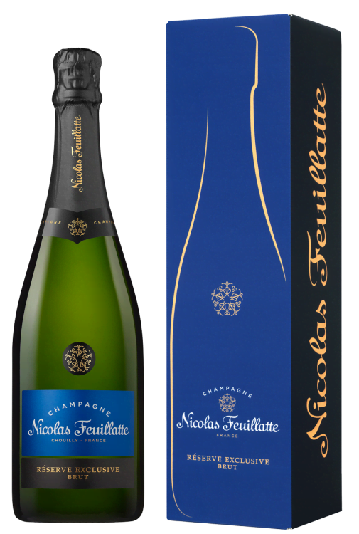 Шампанское Nicolas Feuillatte Brut Reserve Exclusive в подарочной упаковке