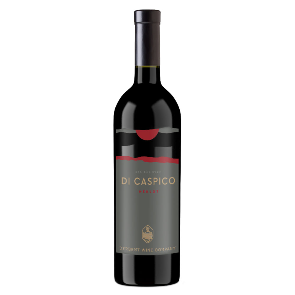 Вино Di Caspico Merlot ЗГУ "Дагестан" 0,75л