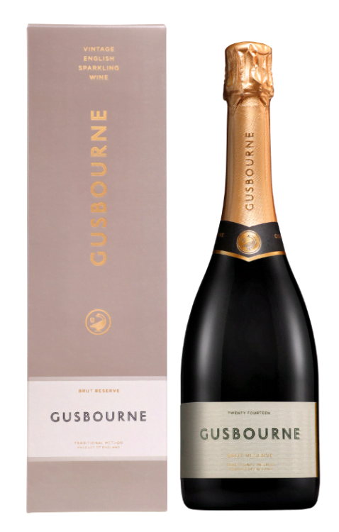 Игристое вино Gusbourne Brut Reserve в подарочной упаковке