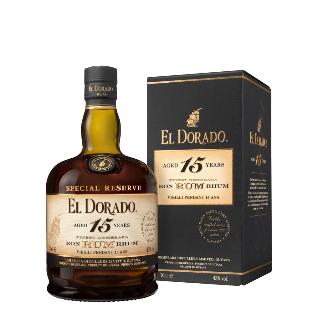 Ром Rum El Dorado Special Reserve 15 Y.O. in gift box 0,7l