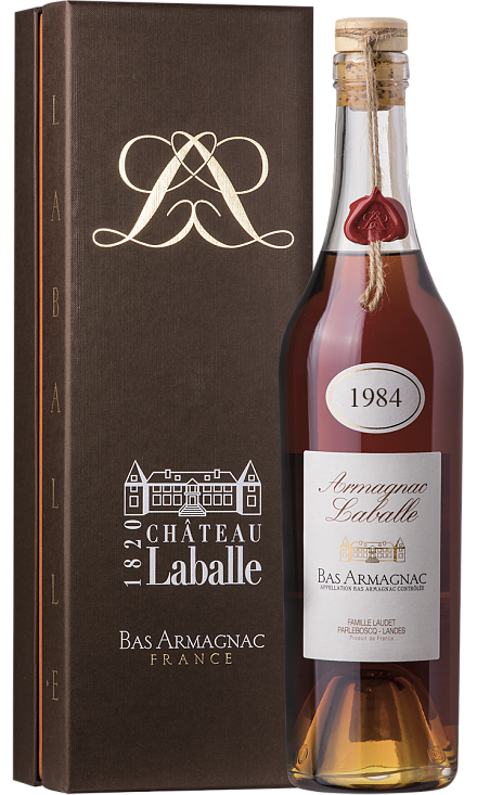 Арманьяк
 «Bas Armagnac Vintage 1984 in gift box»
 Laballe 1984