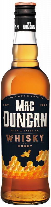 Спиртной напиток Mac Duncan With A Taste Of Whisky Honey 0.5л