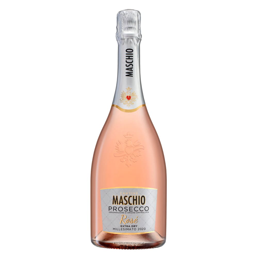 Вино игристое Cantine Maschio, Prosecco DOC Rose, Millesimato, Extra Dry 0,75l