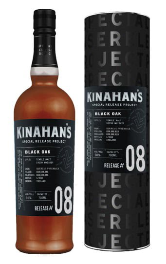 Виски Kinahans, Special Release Project, Black Oak Cask Release № 8 0,7 gift pack