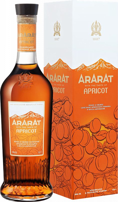 Коньяк ARARAT Apricot (gift box) 0.5л