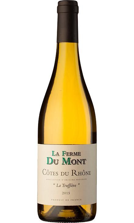 Вино
 белое «La Truffiere Blanc, Côtes du Rhône AOC»
 La Ferme Du Mont 2015