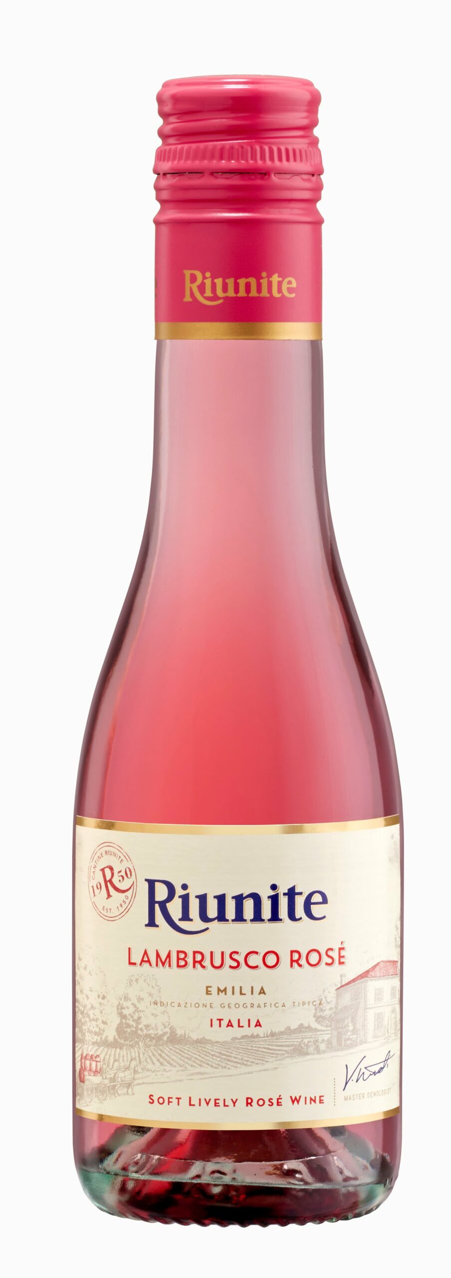 Вино игристое Lambrusco Emilia IGT Vino Frizzante Rose 0,187l
