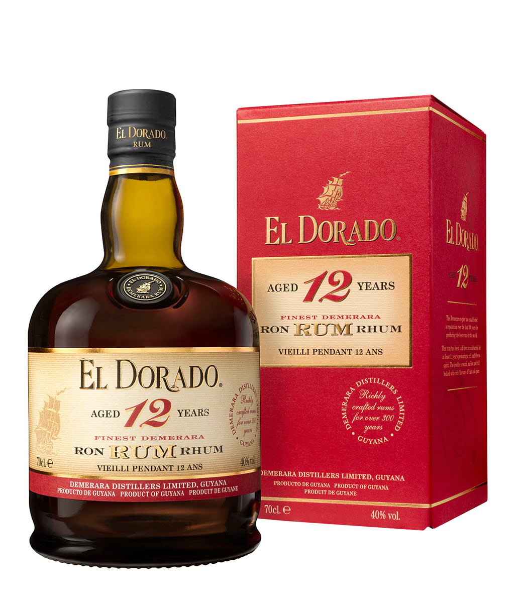 Ром Rum El Dorado 12 Y.O. in gift box 0,7l