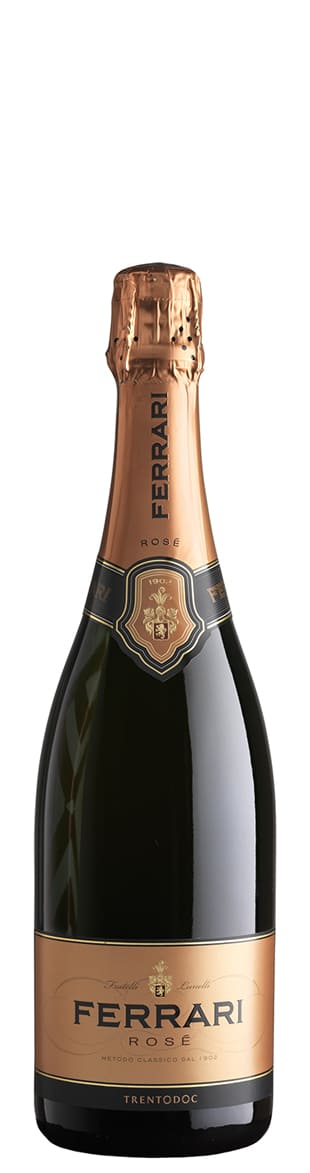 Вино игристое Ferrari, Rose Brut, Trento DOC, 0,375l